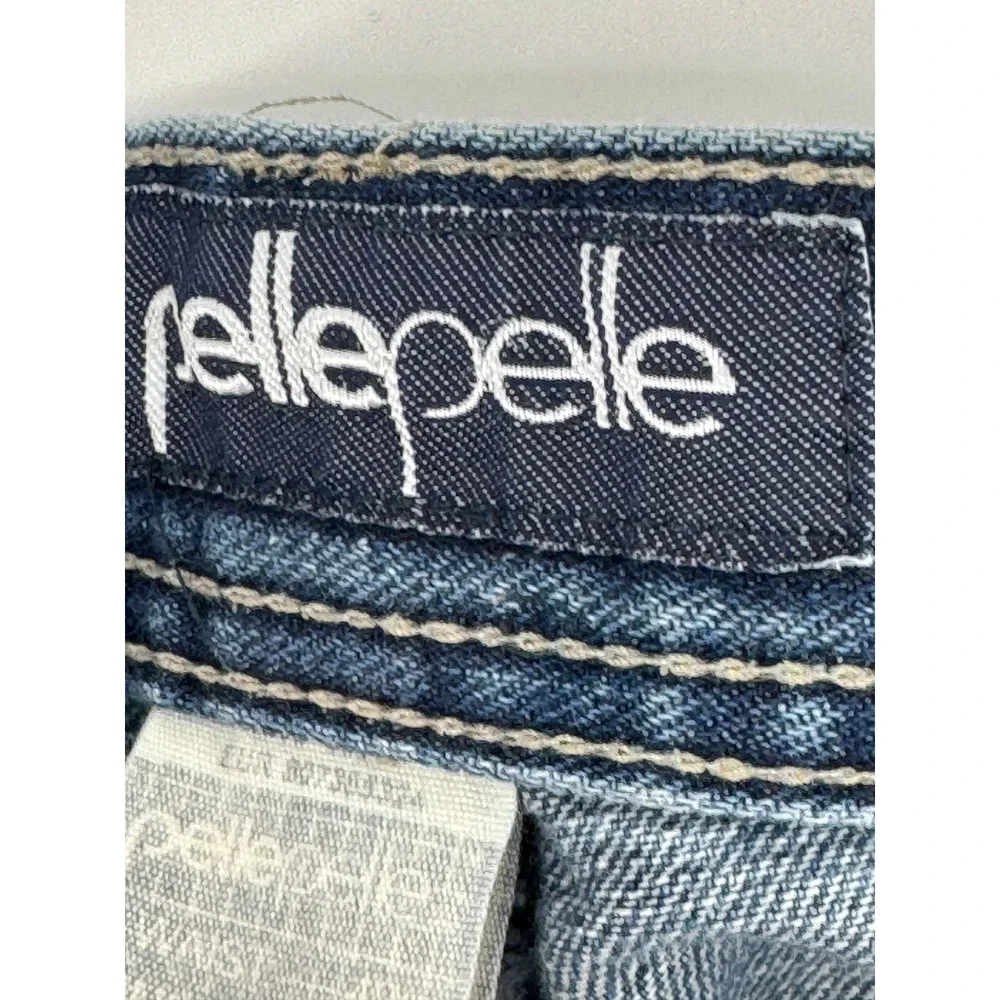 Pelle Pelle Baggy Denim‎ Shorts Mens 30 Blue Y2K Streetwear Jorts Relaxed Fit